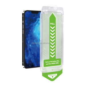 Bộ dụng cụ dán kính cường lực 9H bảo vệ màn hình iPhone 14 15 16 17 Pro Max dễ dàng lắp đặt - Product Image 1