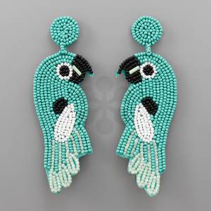 Pendientes colgantes con Bordado de hilo artesanal, joyería artesanal de punto de cruz y costura - Product Image 1