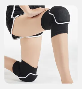 透气护膝，带厚海绵防滑保护器，排球、篮球、瑜伽、舞蹈用护膝