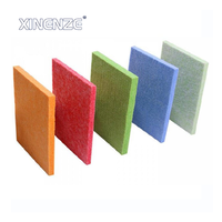 Panneau acoustique en fibre de polyester de couleur personnalisée, panneau décoratif absorbant le son pour la décoration murale du home cinéma