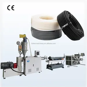 full automatic 9-50mm PP PE polypropylene Nylon Plastic Single Wall Corrugated Pipe Extrusion Machine with coil winder