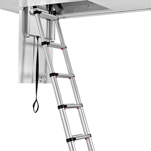 Échelles de grenier pliantes <span class=keywords><strong>avec</strong></span> main courante, échelles murales décoratives - Product Image 1