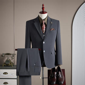 Stock d'usine de trois pièces <span class=keywords><strong>costume</strong></span> de marié de mariage pour hommes à simple boutonnage le meilleur <span class=keywords><strong>homme</strong></span> en <span class=keywords><strong>costume</strong></span> et le marié - Product Image 4