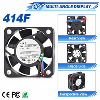 Neuer 414F DC Axiallüfter 24VDC 4cm 4010 Hochleistungs-Kugellager für Industrielle Elektronikgeräte Kühlung Ersatz