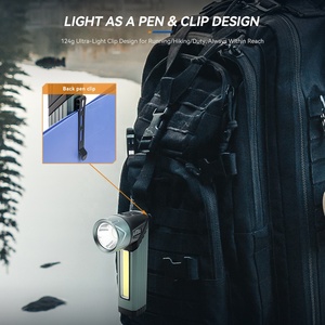 Lampe <span class=keywords><strong>de</strong></span> travail multifonctionnelle pour réparation automobile, rotative <span class=keywords><strong>à</strong></span> 90 degrés, rechargeable, en alliage d'aluminium, étanche IP54, lampe torche LED magnétique - Product Image 6
