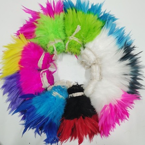 Flecos de Plumas de Gallo de Dos Tonos de 5-6 Pulgadas para Disfraces de Carnaval, Festivales, Danza Samba y Decoraciones Festivas - Product Image 4