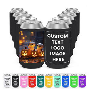 Funda de Neopreno Personalizada para Latas, Antideslizante, Impermeable, Plegable, con Diseño de Dibujos Animados, para Botellas de Cerveza y Bebidas - Product Image 5