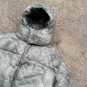 Giacca Invernale Imbottita Personalizzata da Designer con Cappuccio Rimovibile, Giacca Tecnica Puffer Effetto Stropicciato - Product Image 4