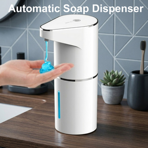 Mini Portable Electric USB Battery-Powered Wall Mount Touchless Automatic Sensor Soap Dispenser For Hotel Kitchen & Outdoor Use