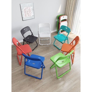 Silla Plegable de Plástico Moderna Rectangular para Hogar, Oficina, Reuniones, Capacitación y Uso en Exteriores - Product Image 3