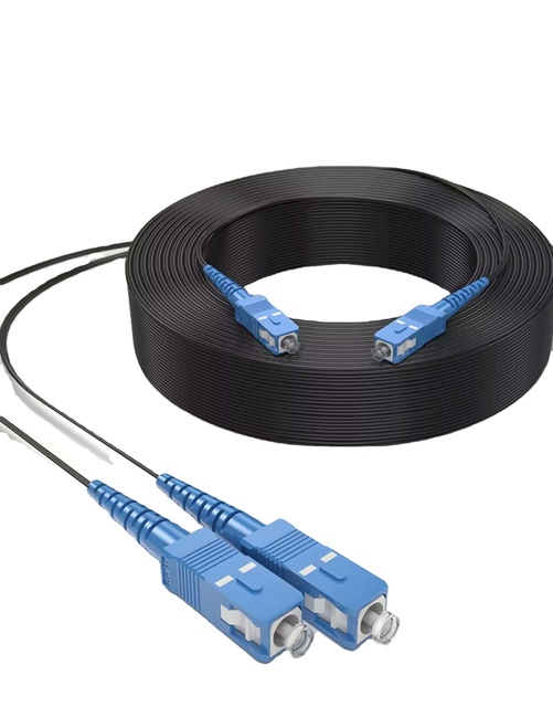 SC To SC FTTH Simplex Single mode Fiber Optic Cable Jumper Cable Outdoor Drop optic patch cord Network Cable