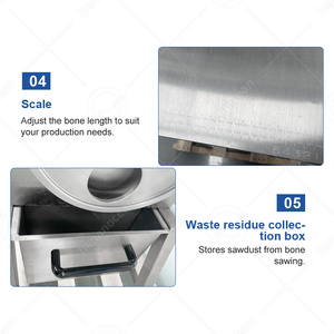 เครื่องตัดกระดูกสัตว์เชิงพาณิชย์ OCEAN เครื่องหั่นเนื้อไฟฟ้าแบบพกพาสำหรับครัว เครื่องเลื่อยกระดูกไก่ หมู เนื้อวัว - Product Image 5