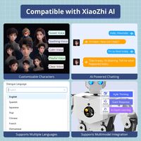 Robot Humanoide Hiwonder Tonybot con Modelos de IA Multimodales de Gran Escala, IA de Visión e Interacción por Voz, Kit de Programación Educativo