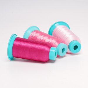 75D/2 100% เส้นใยโพลีเอสเตอร์เส้นด้ายเย็บปักถักร้อยสำหรับโลโก้ยี่ห้อ - Product Image 4