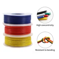 Kit en rouleau 1007 fil électrique 30/28/26/24/22/20/18/16AWG PVC isolé tension 300V câble en cuivre étamé bricolage ligne d'éclairage LED