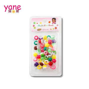 Perles rectangulaires colorées pour dreadlocks, boucles de <span class=keywords><strong>cheveux</strong></span>, accessoires pour <span class=keywords><strong>cheveux</strong></span> en gros - Product Image 1