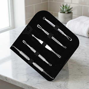 Pousse-cuticules professionnel en acier inoxydable avec conception de cuillère double face, réutilisable et durable, outil de soin des ongles - Product Image 2