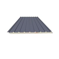 Isolation du grand mur en alliage d'aluminium Panneau d'aluminium pour toiture Isolation imperméable en polyuréthane Panneau de grand mur Tuile d'aluminium