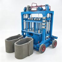 Machine manuelle de fabrication de briques creuses avec une structure simple pour les petits fabricants de briques