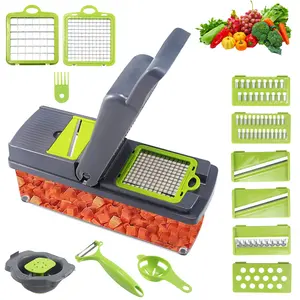 12-in-1 Multifunctional Manual Slicer Kitchen Tools Gadgets For Vegetable And Fruit Chopping