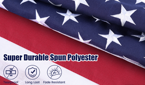 Прочные классические двусторонние национальные полиэстеровые флаги с индивидуальной печатью 3x5 футов, оптовые баннеры с цифровой печатью для улицы - Product Image 6