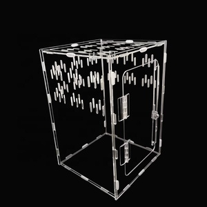 스파이더 아크릴 디스플레이 케이스 파충류 사육장 상자 타란튤라 아크릴 스파이더 사육장 - Product Image 1