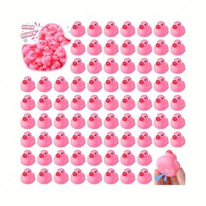 Mini in Bulk Squeaky Rubber Ducks <b>Bath</b> Toys Tiny Float Bathtub Duckies Baby Shower Party Favor for Birthday Car Decor Supplies - Product Image 6