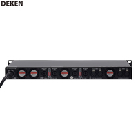 DEKEN DA-41600E amplificateur de puissance numérique professionnel 1U à quatre canaux 1600W adapté au système Audio de haut-parleur
