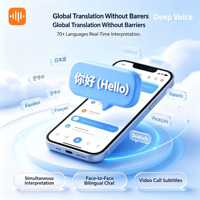 Aplicación Móvil de Traducción Musical con IA, Software para Desarrolladores de Aplicaciones para Sonido HIFI con EQ y Experiencias de Audio Espacial 3D