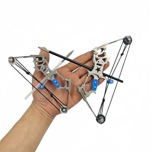 PIAO YU <span class=keywords><strong>Mini</strong></span> <span class=keywords><strong>arc</strong></span> composite en acier inoxydable Sports d'intérieur et d'extérieur Petite <span class=keywords><strong>poulie</strong></span> tir à l'<span class=keywords><strong>arc</strong></span> et à la flèche - Product Image 3