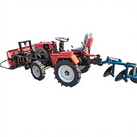 Mini tracteur électrique à quatre roues de 18 ch, cultivateur, export, petit condenseur, tracteur 4x4 avec accessoires, moteur, transmission par engrenages