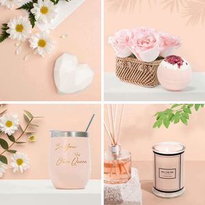 MAIRUN/OEM/ODM Vaso de Regalo Personalizado Ecológico de Lujo Ejecutivo Premium, Caja de Regalo de Incentivo, Set de Spa para Mujer con Seda para Recuperación Pronta - Product Image 4