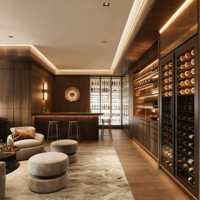 Vinoteca Personalizada de Lujo, Gabinete Termostático Abierto de Acero Inoxidable con Iluminación LED para Uso Residencial/Comercial