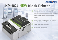 Impresora de Tickets para Kiosco Cashino KP-801 de 80 mm (3 Pulgadas) con USB, RS232, LAN y Expulsor Automático de Tickets para Tarjetas de Embarque