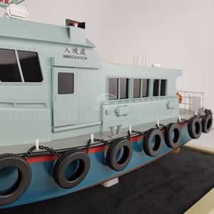 O.A.Sカスタマイズ60cm鉱石ボートパトロール船モデル手作り科学工学玩具工場用ボートモデルギフト用 - Product Image 2