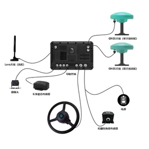 JT408 traktor GNSS sistem Autopilot, sistem pertanian sistem kemudi otomatis GPS