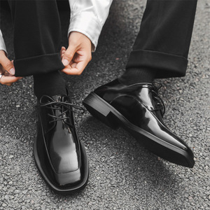 Chaussures Oxford élégantes pour hommes d'affaires en cuir de vache italien, chaussures de mariage pour hommes, collection 2026, vente chaude, chaussures habillées formelles en cuir véritable - Product Image 3