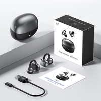 S7 Headphone Jepit Telinga Baru Bluetooth V6.0 Headphone Nirkabel Jepit Telinga Sport Nirkabel Ear Buds Earbuds IP67 Tahan Air