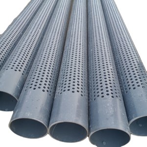 Rifornimento di fabbrica in Pvc perforato cieco e schermo ben Geo Pipe con filettatura maschio e femmina - Product Image 1