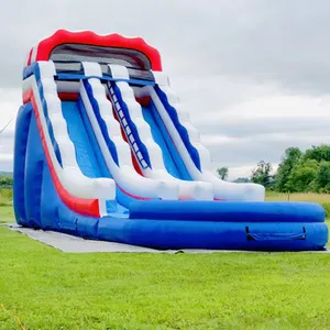 Adult Water Rentals High Big Giant Dry Funny Castle Pump Triangle Tower Triangular Inflatable Slide For Lake