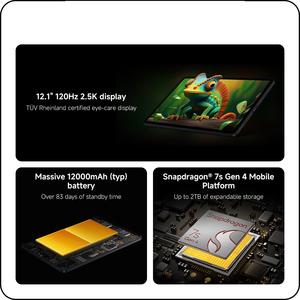 Tablet PC de 12.1 Pulgadas con Batería de 12000 mAh, Compatible con Teclado y Lápiz Óptico para Xiaomi Poco <span class=keywords><strong>Pad</strong></span> M1, Gran Venta 2026 - Product Image 2