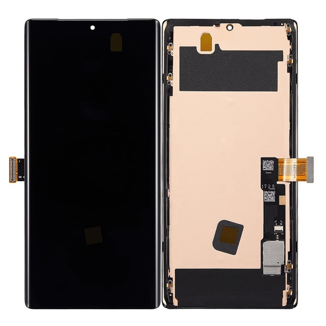 6.8 Inch Super AMOLED Screen for Google Pixel 6 Pro Original Display Replacement Parts for GLUOG G8VOU OLED Screen With Frame
