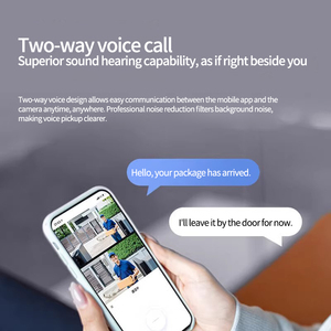 Wistino 4K Ngoài Trời Ống Kính Kép An Ninh Giám Sát Camera Hai Cách Bằng Giọng Nói 360 ° Xoay Chuyển Động Phát Hiện Báo Động Okam 5G <span class=keywords><strong>Wifi</strong></span> Máy Ảnh - Product Image 5