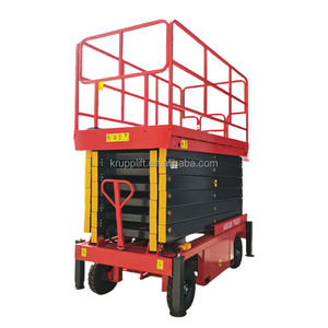 Plateforme élévatrice hydraulique portable 22M, élévateur à ciseaux mobile électrique, élévateur à chaîne motorisé pour -<span class=keywords><strong>Cg</strong></span> 100kg - Product Image 2