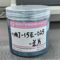 Paillettes ultra-fines irisées de qualité professionnelle résistantes aux hautes températures 0,6 mm pour l'injection plastique et l'artisanat