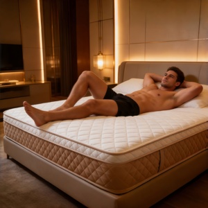 Colchón de Espuma Viscoelástica Enrollable, Individual, Matrimonial, Queen Size, Firmeza Media, Soporte Moderno para Cama de Hogar - Product Image 3