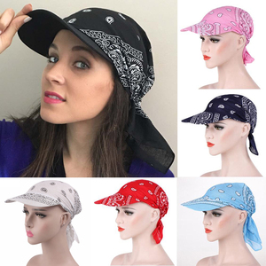 Delle donne Visiera Del Cappello Sunhat Stampato Testa Sciarpa Tenere In Caldo di Colore Della Caramella <span class=keywords><strong>Multi</strong></span> Funzione Caldo Protezione Solare - Product Image 3