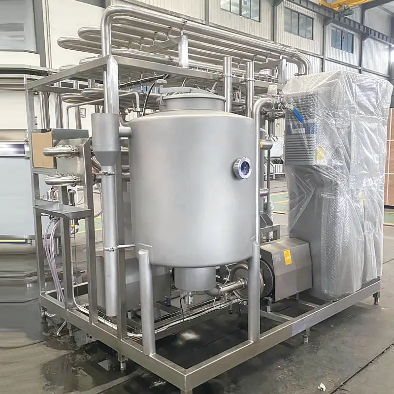 Pequeña planta procesadora de leche pasteurizador de leche de cabra
