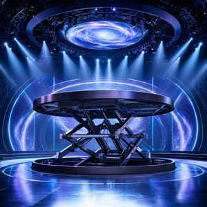 เวทียกหมุนได้ 360 องศา ความเร็วต่ำ ทำงานราบรื่น อุปกรณ์เวทีสำหรับงานแสดงสด - Product Image 4