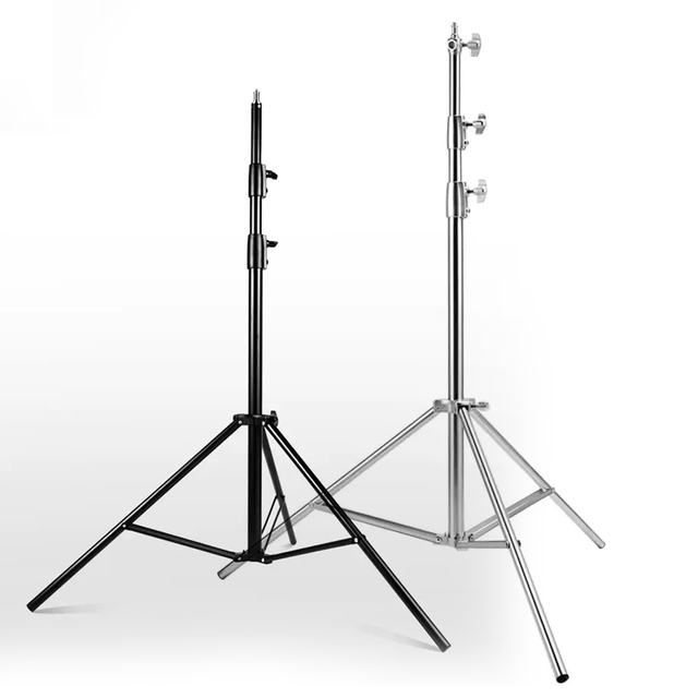 KAZHI 6.6feet/79 Inch Basic Aluminum LED Light Photography Tripod Stand Portable Softbox for Photo Studio & Video Flash
